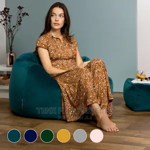 Bean Bag Solid Velvet (1 Seater)