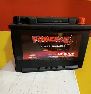 Powerjet Car Battery 12V 75ah Plate 15 + Free Delivery