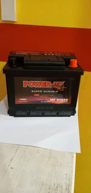 Powerjet Car Battery 12V 75ah Plate 15 + Free Delivery