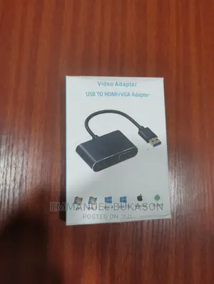 USB to HDMI and VGA Together