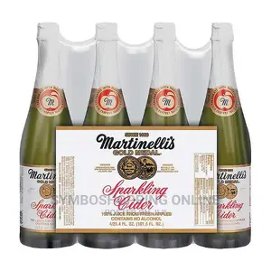 Martinelli's Sparkling Cider, Apple, 25.4 Fl Oz, 4 Ct