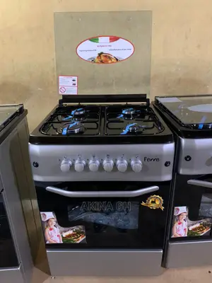 Ferre 60x60 4 Burner Gas Cooker With Oven and Grill