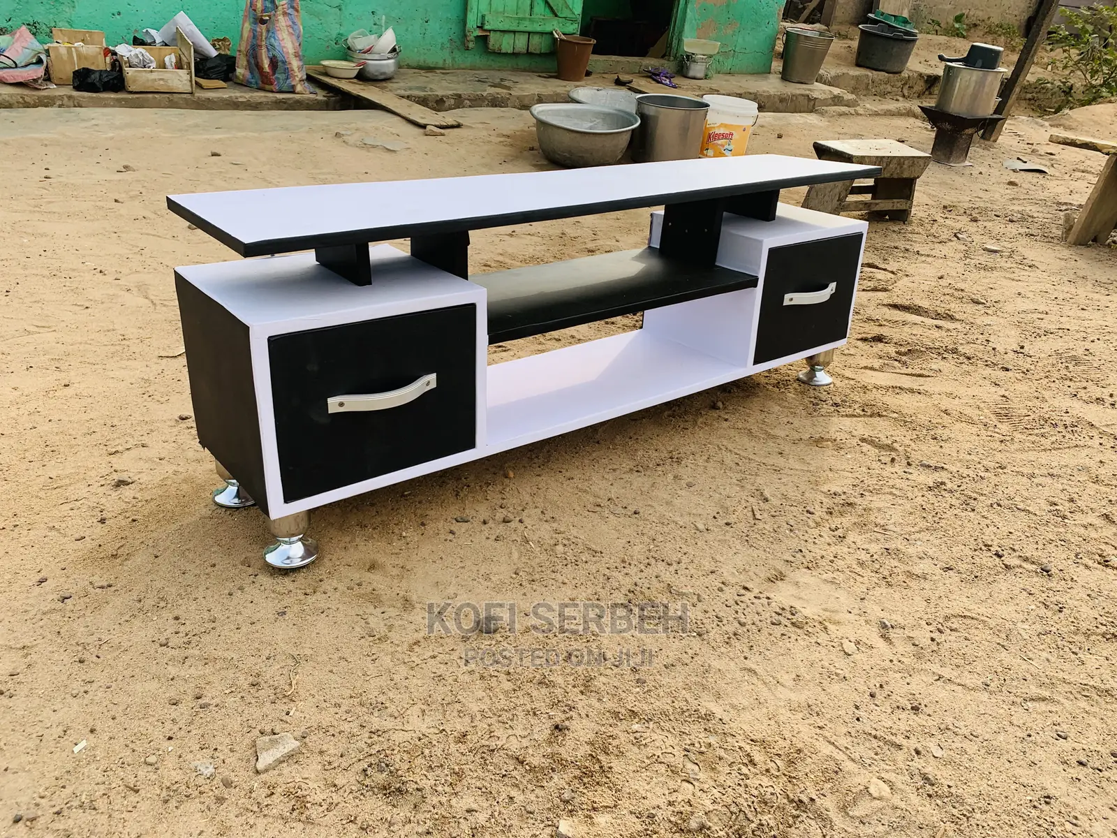 Led Wooden TV Stand