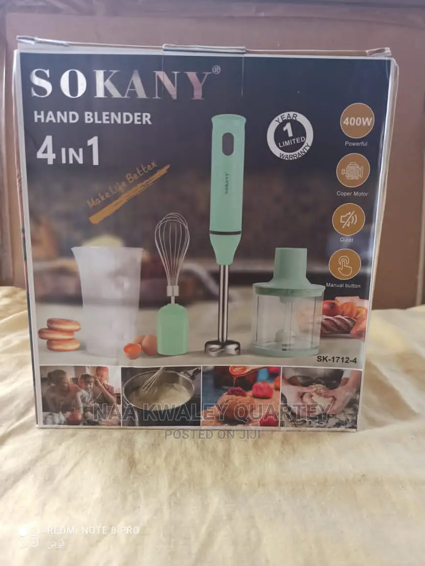 Sokany 4 in 1 Hand Blender