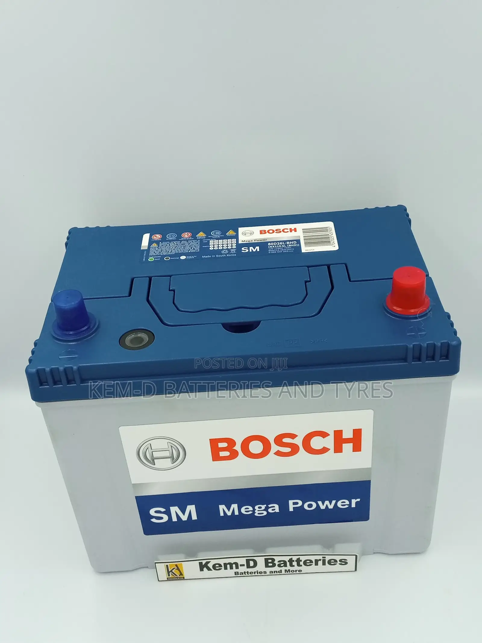 70ah (15 Plates) Bosch Car Battery + Free Delivery