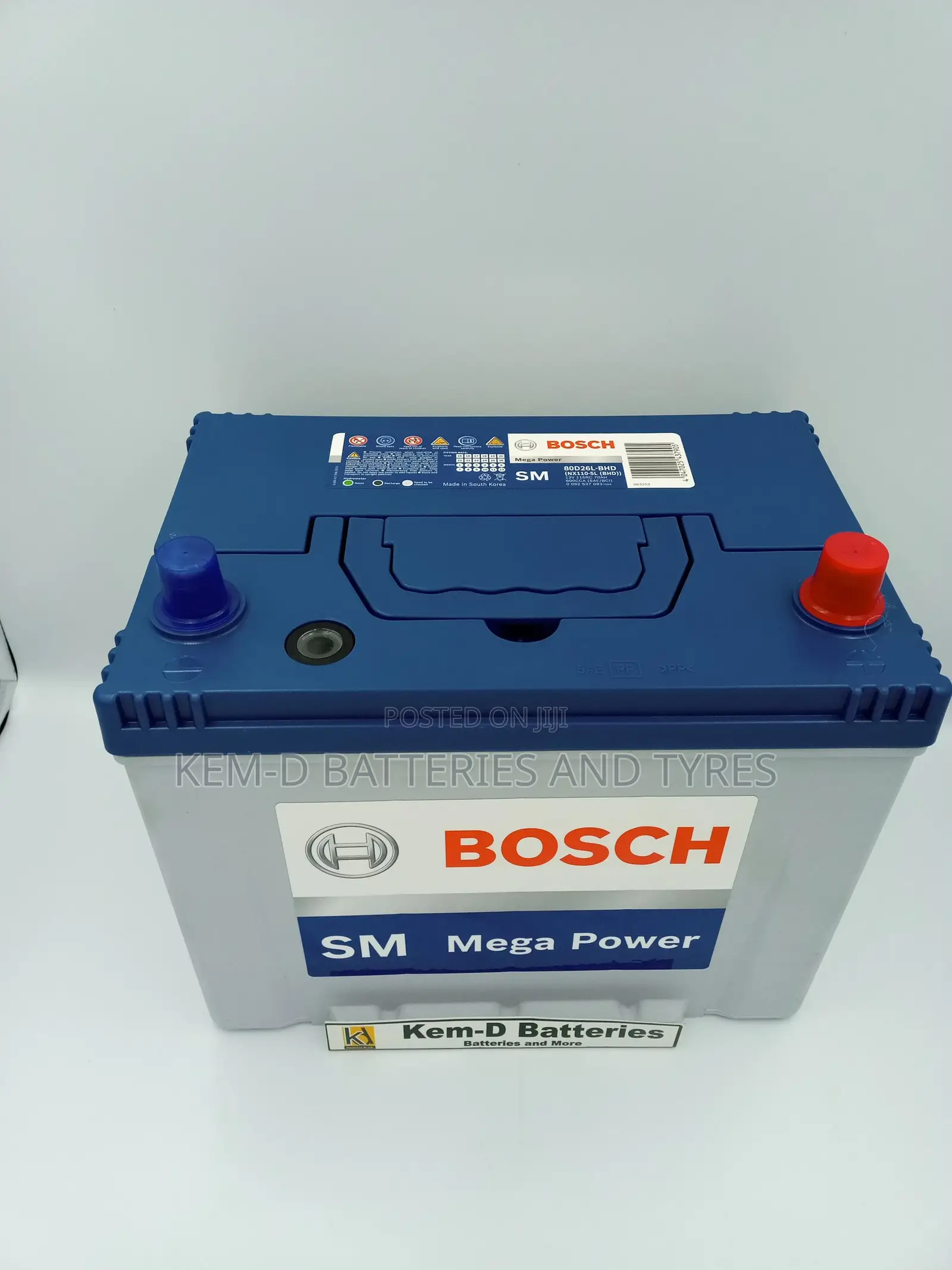 70ah (15 Plates) Bosch Car Battery + Free Delivery