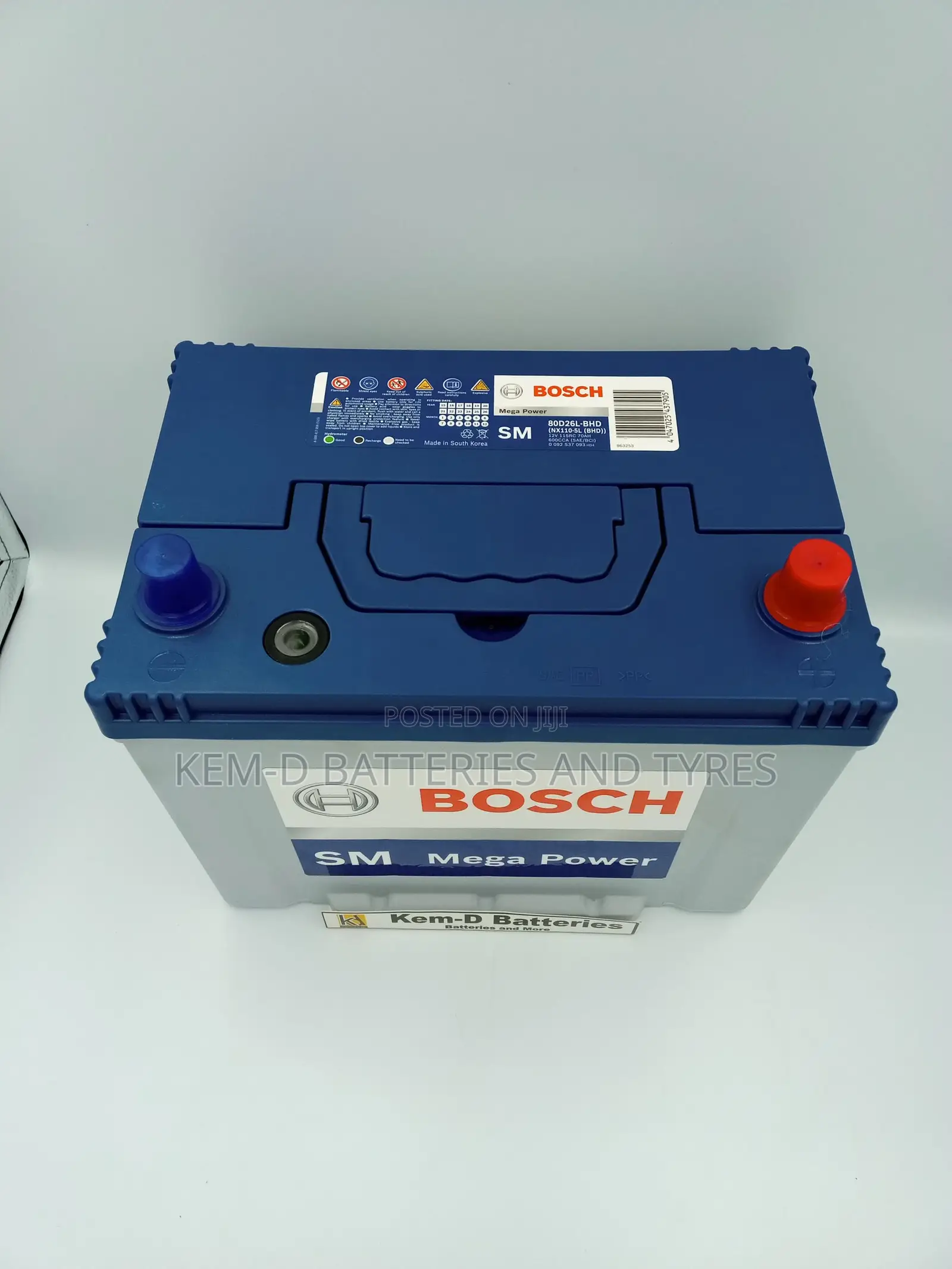 70ah (15 Plates) Bosch Car Battery + Free Delivery