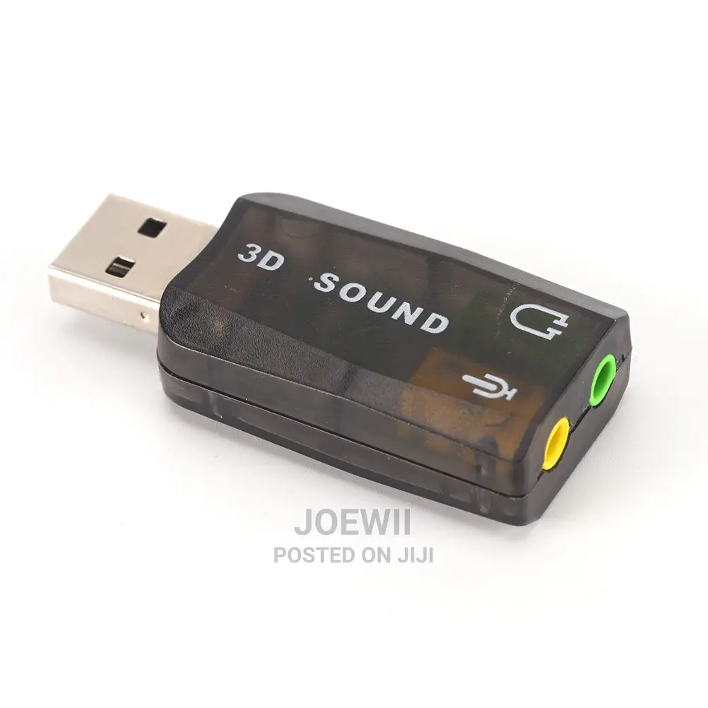 USB 3D Sound Card Adapter