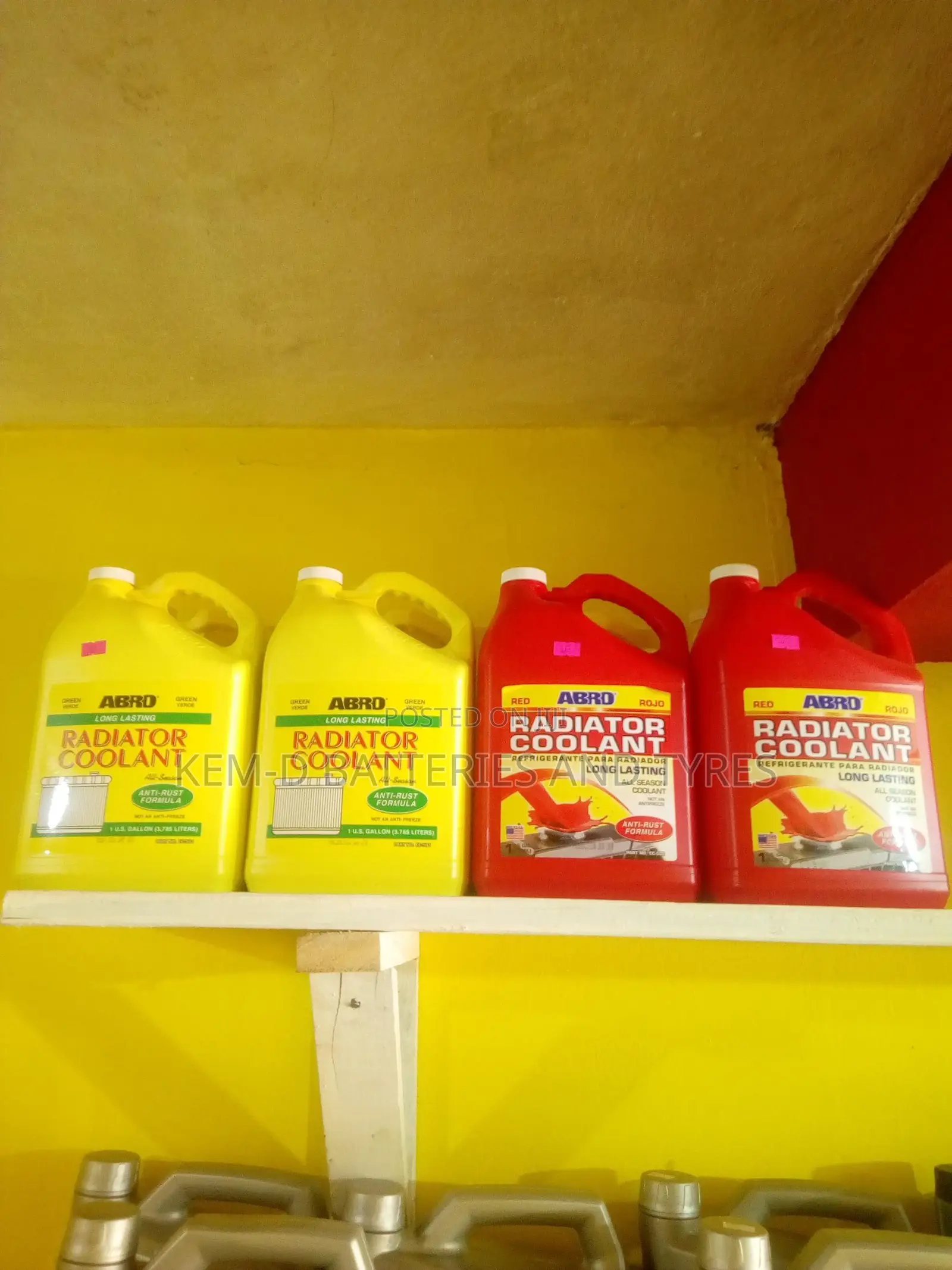 Abro Radiator Coolant Red and Green