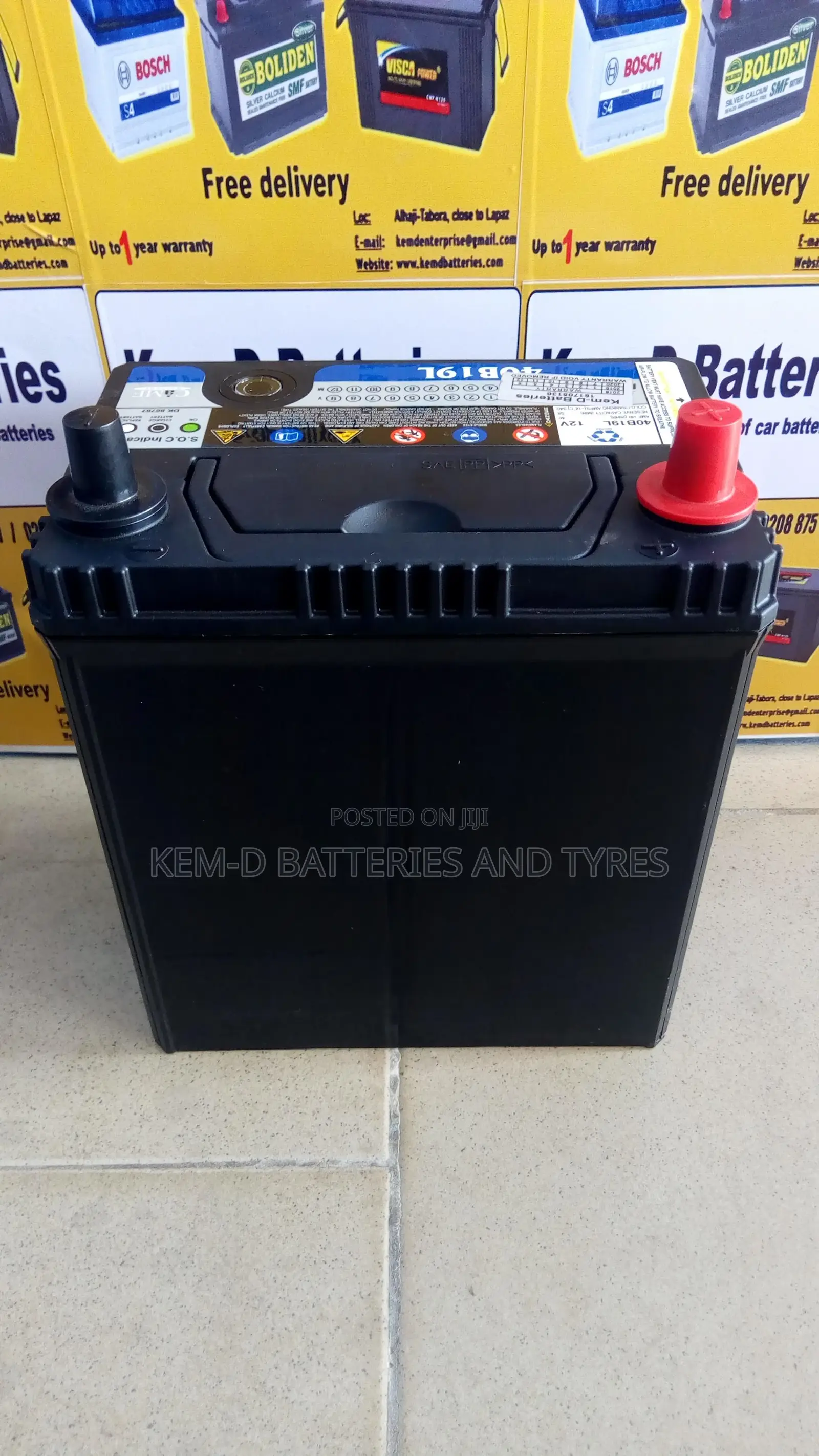 Car Battery - 11 Plates Platinum Small Pole + Free Delivery