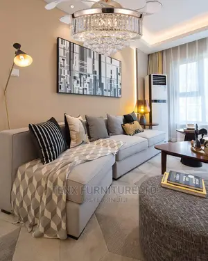 Crystal Ceiling Fan, 3 Light Change LED Silent Fan Chandelie