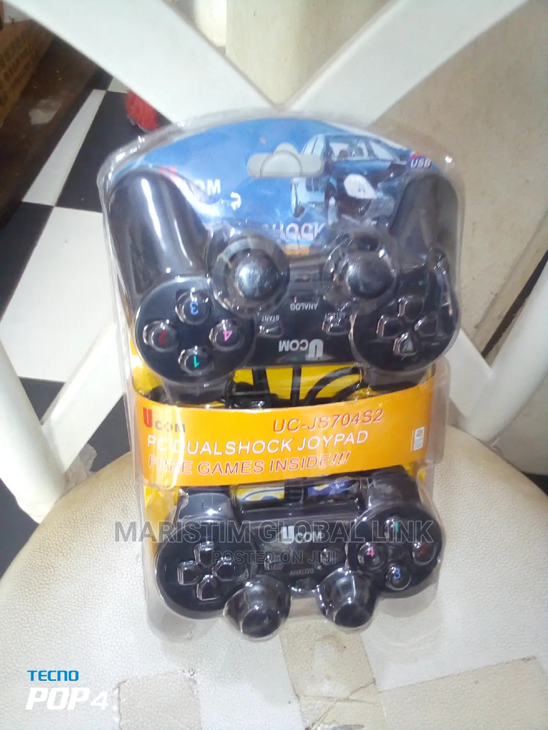 Double Gamepad For Computer (2 In 1)