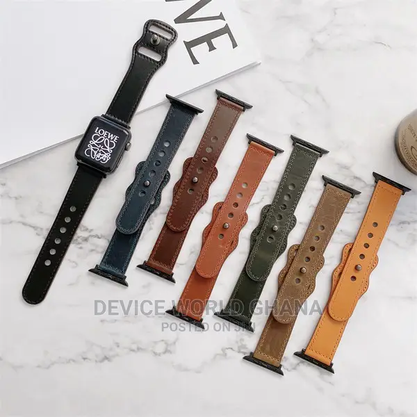 Cruz Leather Strap/Band For Apple Watch Series 1-9