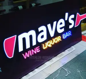 3d Sign Board With Led Lights High Quality With Neon Lights