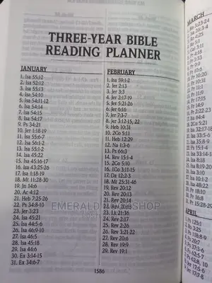 Holy Bible Reading Plan