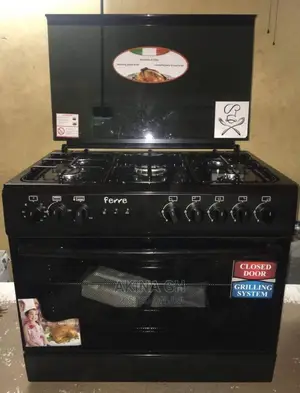 Ferre 5 Burners Gas Cooker 90x60