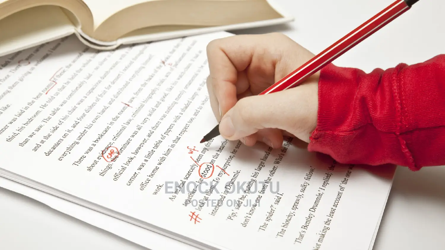 Proofreading and Book Editing