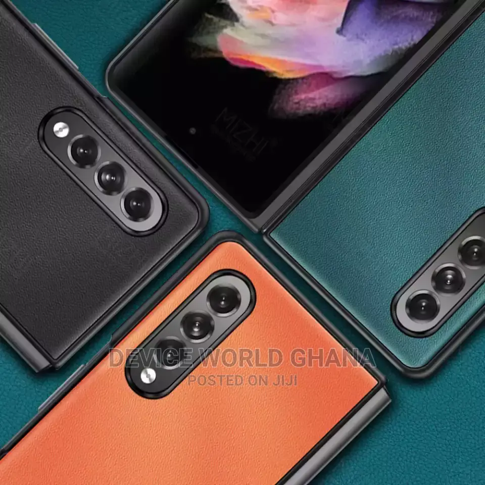 Mos Leather Case for Samsung Fold 3 and Z Flip 3