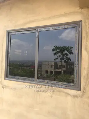 Grey Coating Italian Sliding Windows Well Installed