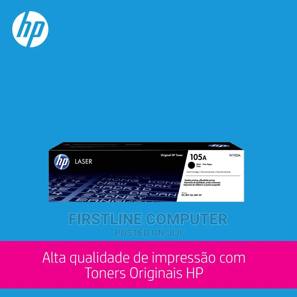 HP 135W Multifunction Laser Printer, White