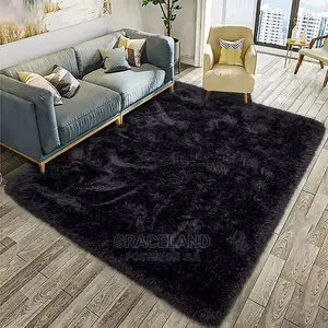 Nordic Style Furry Mat Modern Bedroom Carpet Living Room
