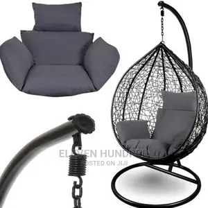 Hanging Egg Chair Swing Cushion Rattan Indoor Outdoor