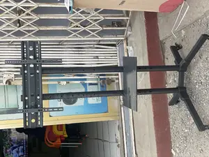 Floor Standing Mobile Tv Stand With Wheels Dvd Shelf 