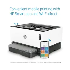 Hp Neverstop 1000w Wifi Enabled Monochrome Laser Printer