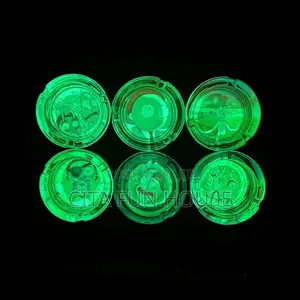 Glass Glowing Ashtrays