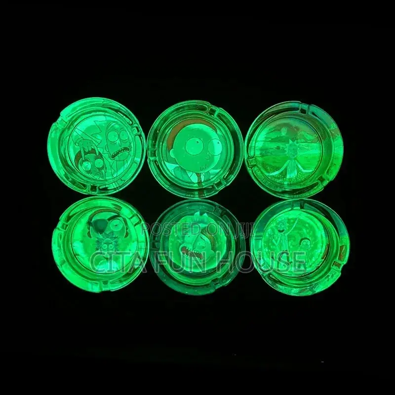 Glass Glowing Ashtrays