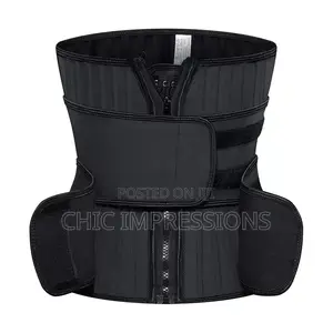 25 Steelbone Latex Waist Trainer With 2 Detachable Belts