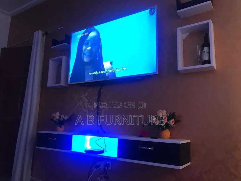Wall Mount Tv Stand With Shelves