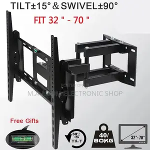 Full Motion Adjustable Tv Wall Mount 32”-75”