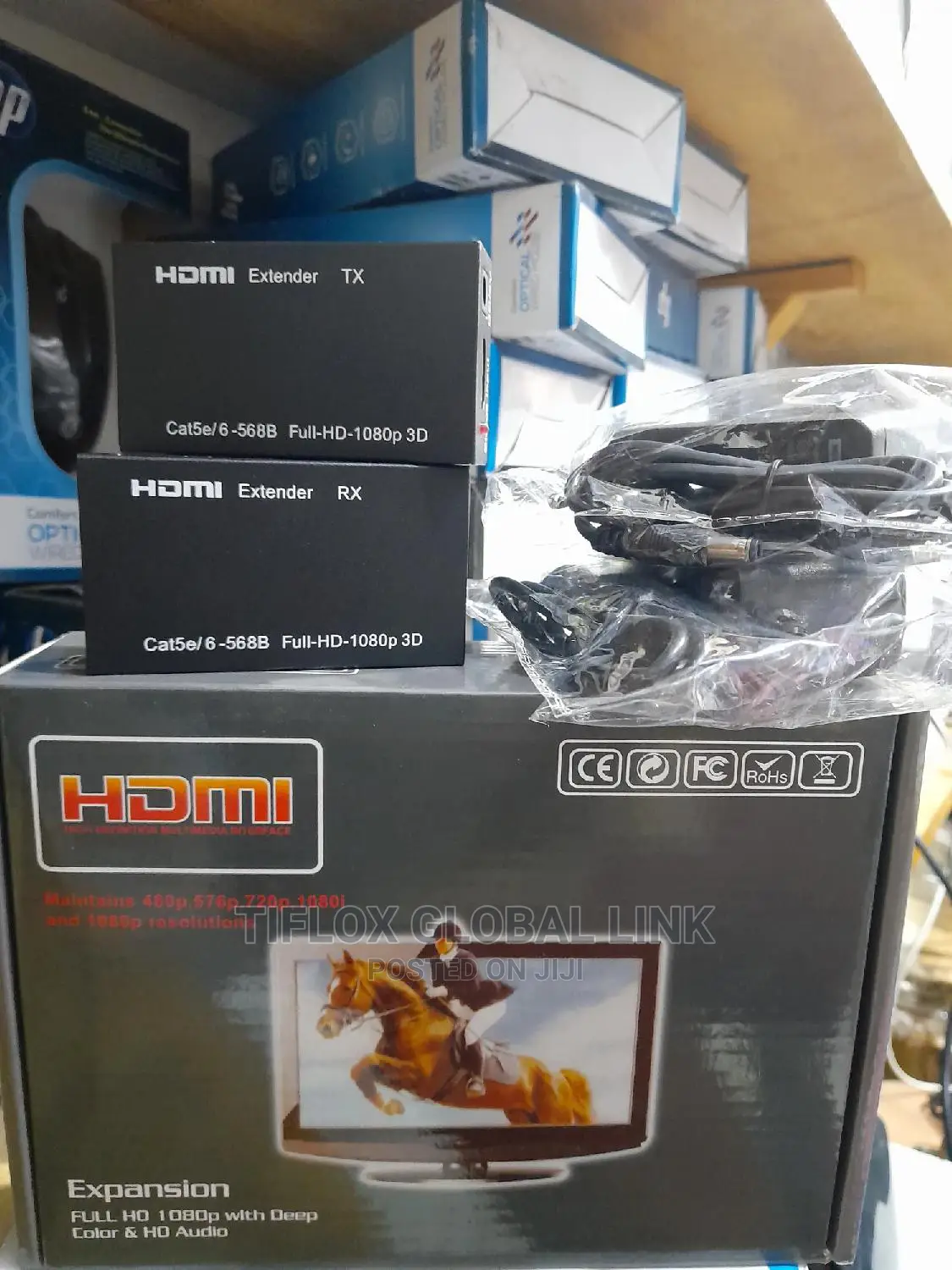Hdmi Extender/Cat5e/6 60M