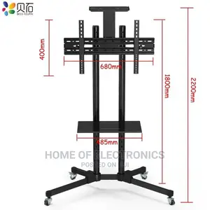 Buy 2022 Movable Mobile Tv Cart Stand With Wheels