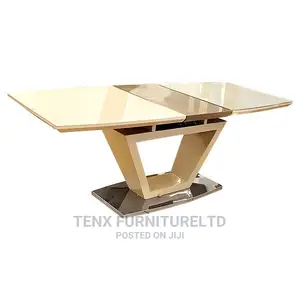 Dining Table With Shifter and Top Glass