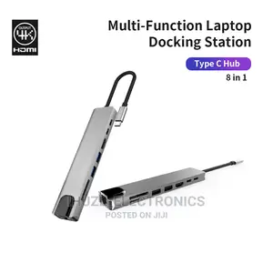 8in1 Usb-C Multi-Function Adapter for Laptops
