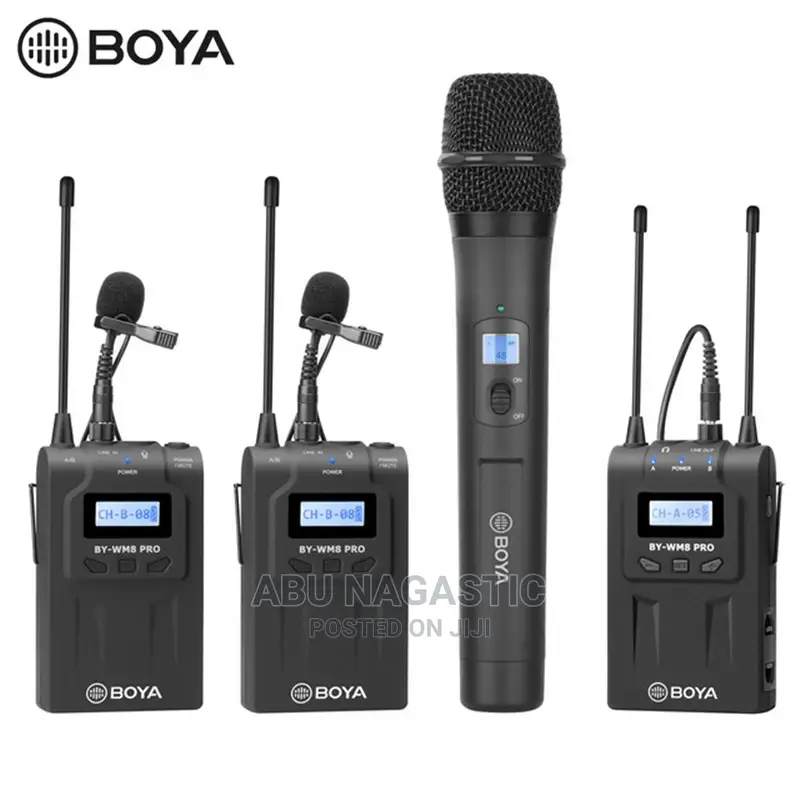 Boya by-Wm8 Pro With Wireless Microphone