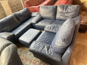 Blue Black Sofa Set. Delivery Free