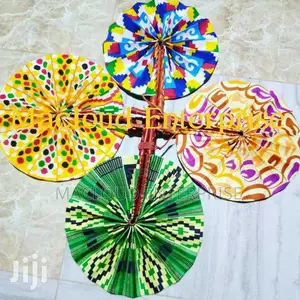 African Leather Fans