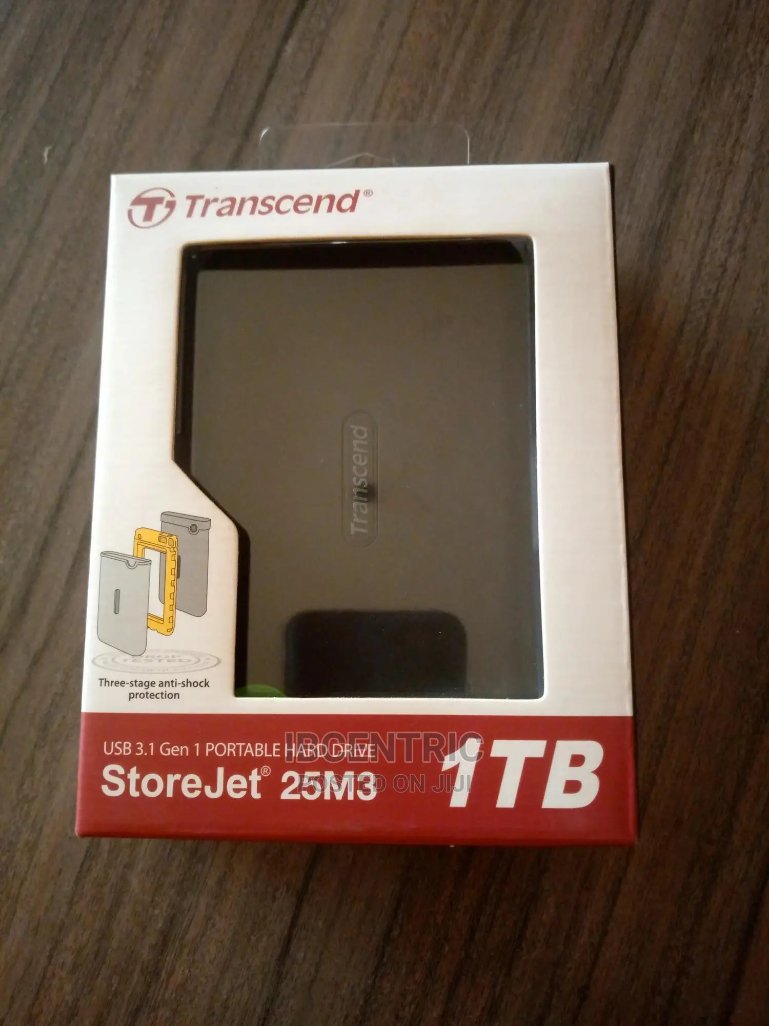 Transcend USB 3.1 Gen 1 Portable Hard Drive 1TB