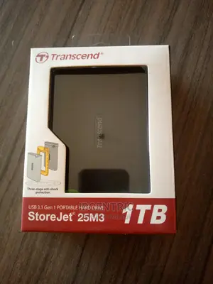 Transcend USB 3.1 Gen 1 Portable Hard Drive 1TB