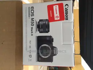 4K Pixels Canon EOS M50 Mark II Mirrorless Digital Camera