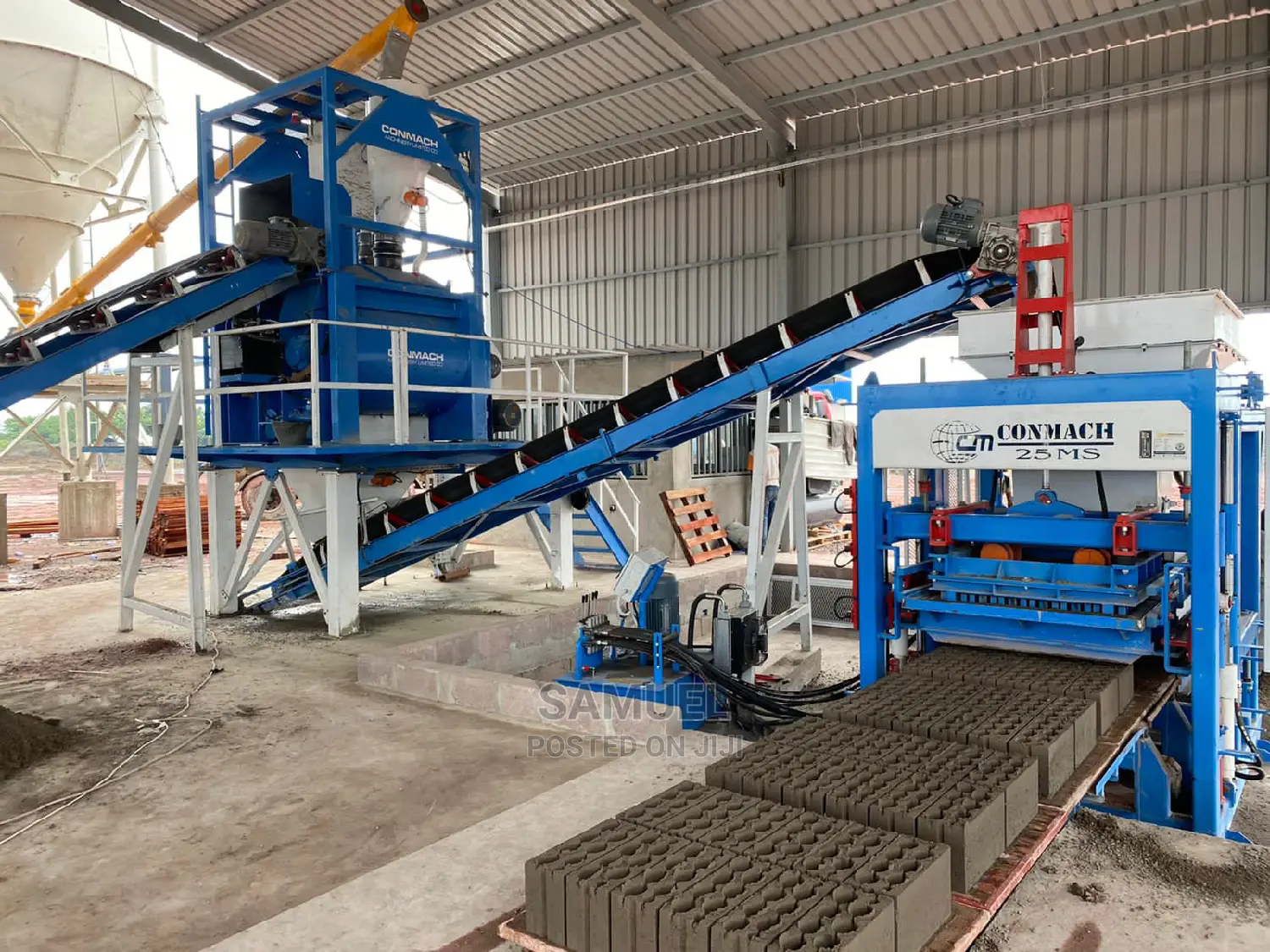 Conmach Block Machine Batching Plants From Turkey
