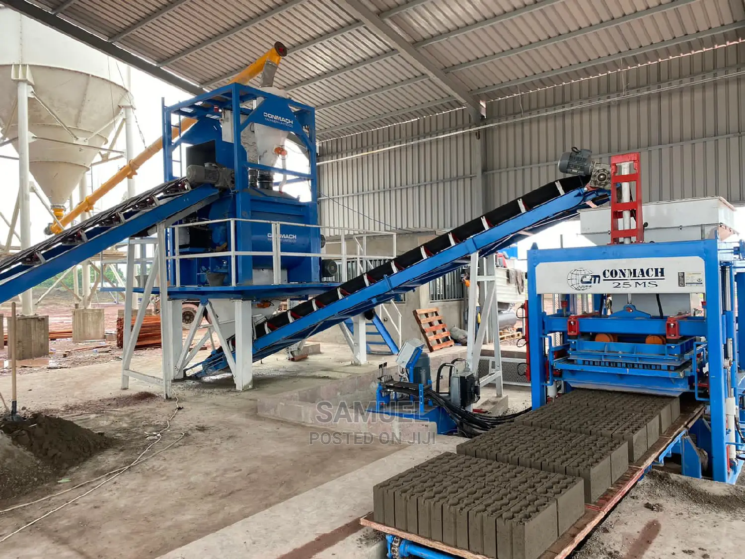Conmach Block Machine Batching Plants From Turkey