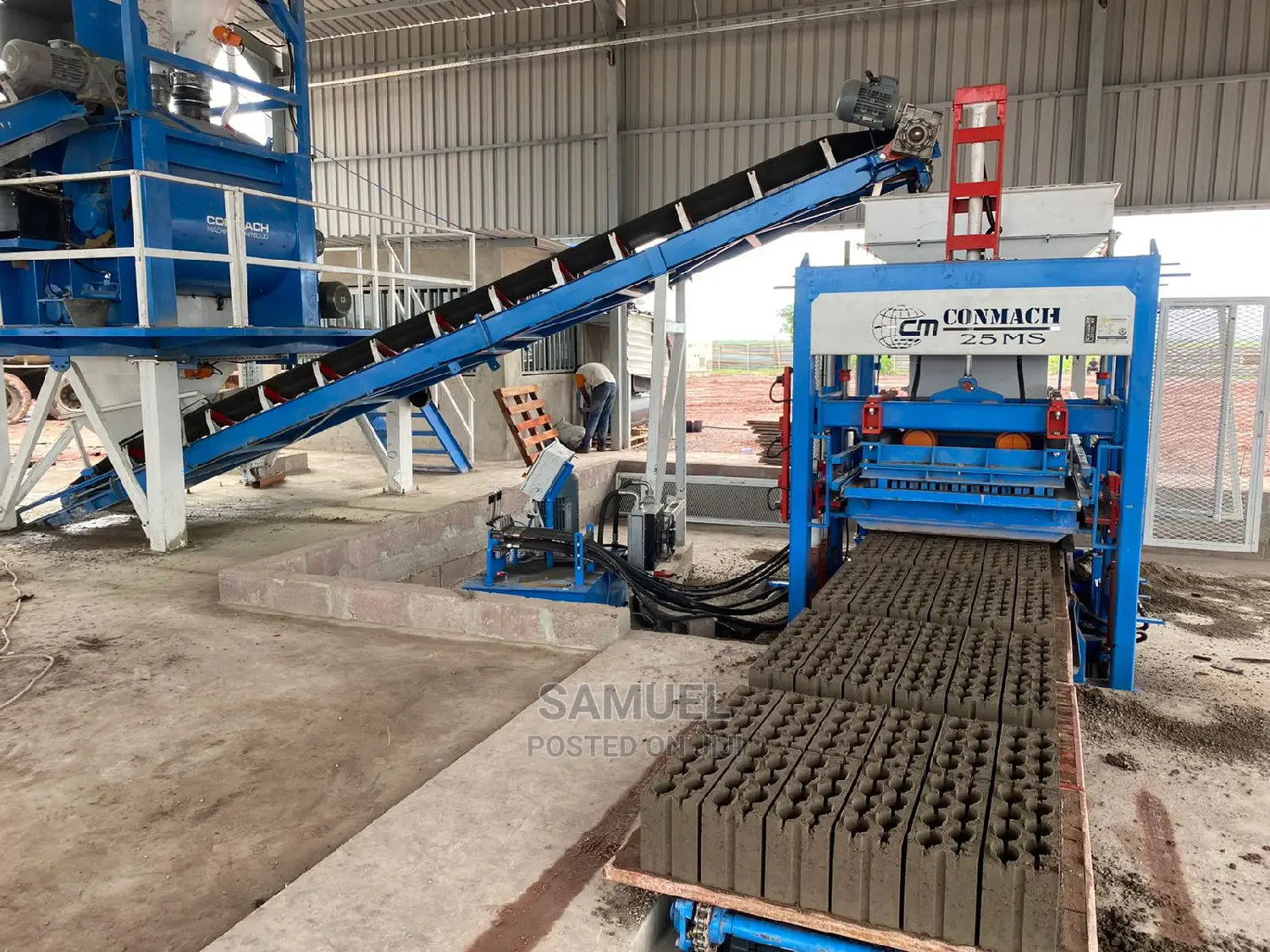 Conmach Block Machine Batching Plants From Turkey