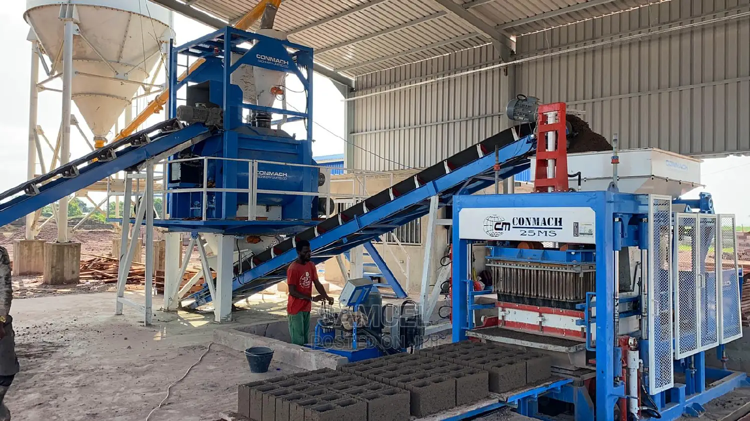 Conmach Block Machine Batching Plants From Turkey