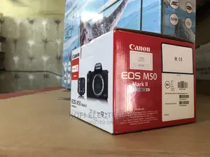 Latest Canon EOS M50 Mark II Mirrorless Camera (Black)