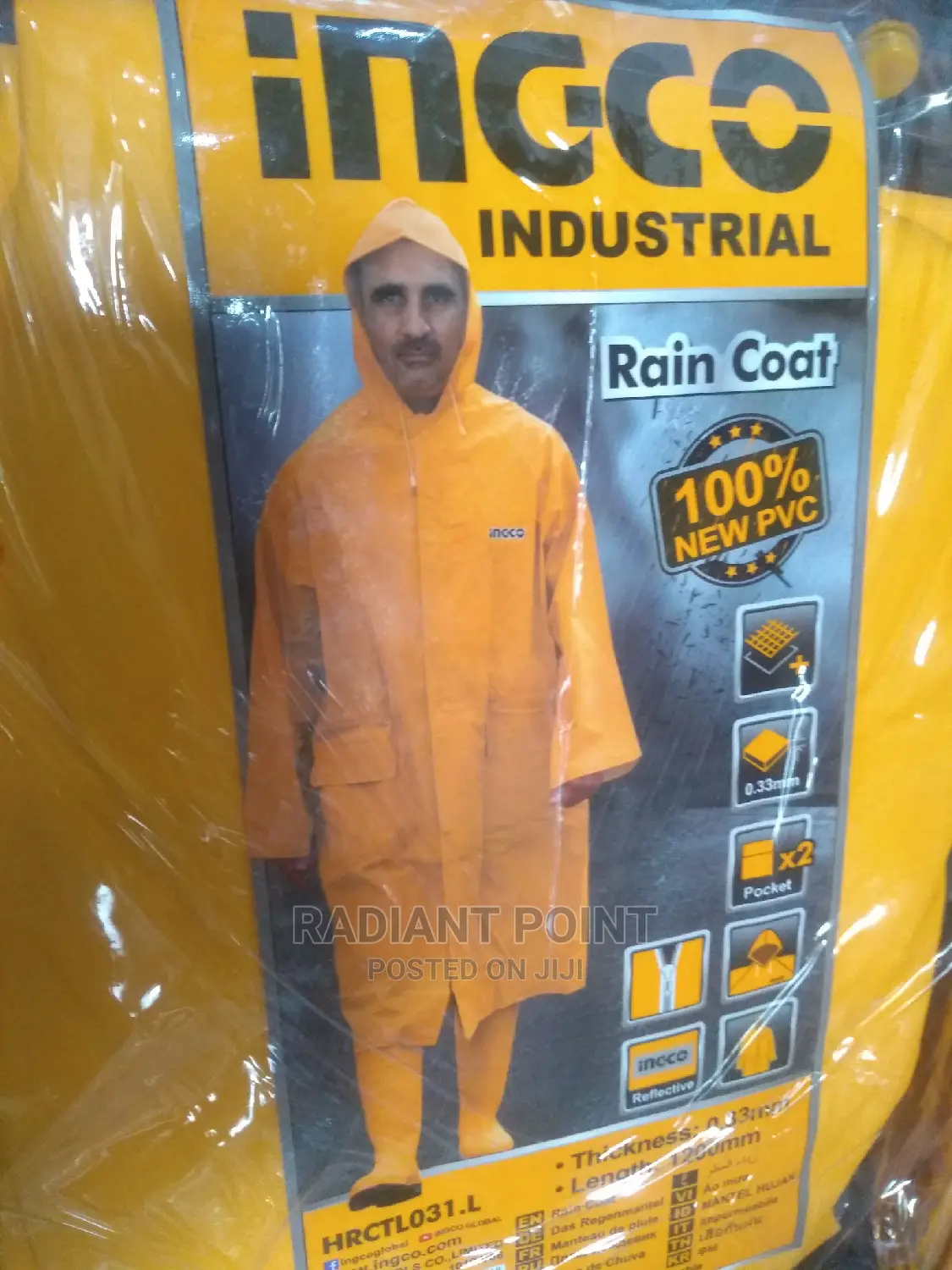 Ingco Rain Coat Long