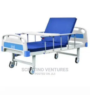 Hospital Bed One Crank and Accessories